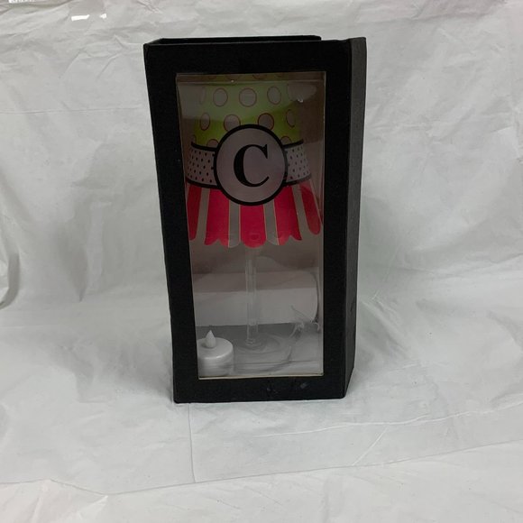 Cypress home wine glass table lamp Decor NIB - Picture 3 of 4